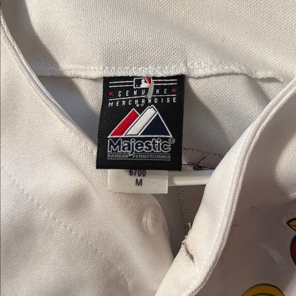 Majestic Cardinals White Jersey with Red Accents - Picture 3 of 3